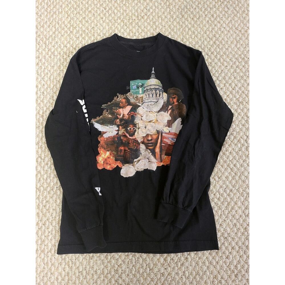 Young Rich Nation Mens Lobg Sleeve T-Shirt Mens Size Small
